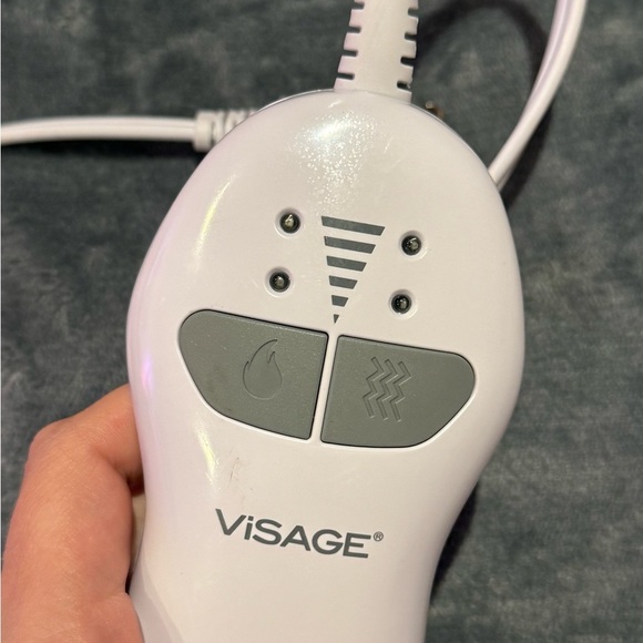 Visage Gray Heated Massage Blanket with Controller - Picture 3 of 5